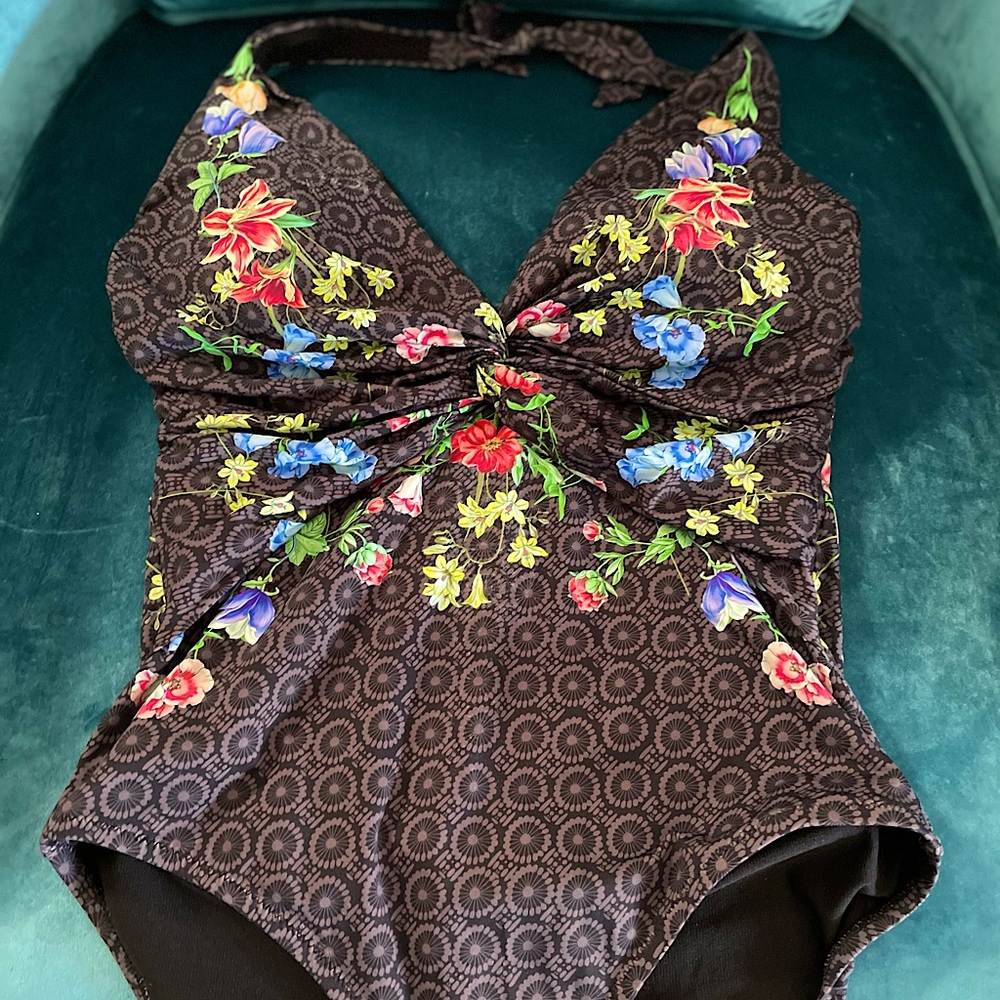 🌴 Johnny Was California One-Piece Swimsuit - Size Large 🌺